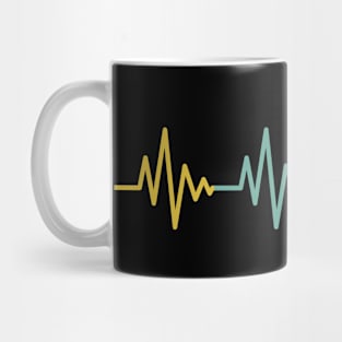 Acoustic Guitar Heartbeat Guitarists Guitar Musician Mug